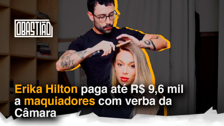 A deputada federal Erika Hilton contratou dois maquiadores como secretários parlamentares em seu gabinete na Câmara dos Deputados.