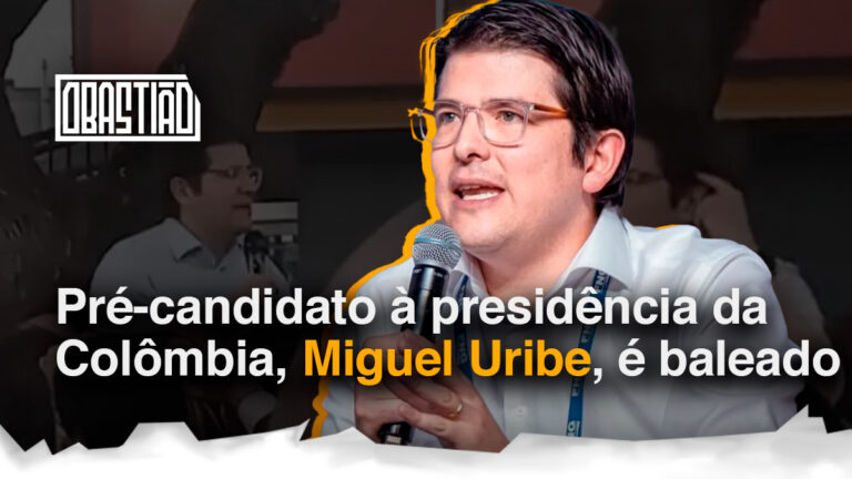 O senador colombiano e pré-candidato à presidência, Miguel Uribe, foi baleado na cabeça durante um comício em Bogotá, no sábado (7), e está em estado gravíssimo.