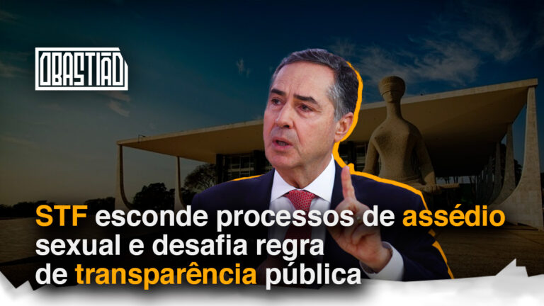 O Supremo Tribunal Federal decidiu manter em sigilo todos os processos de assédio moral e sexual que envolvem seus servidores...