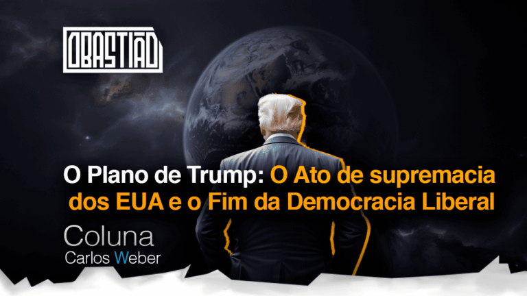 Donald Trump e bandeira dos EUA: analogia entre o Ato de Supremacia de Henrique VIII e o fim da democracia liberal no século XXI