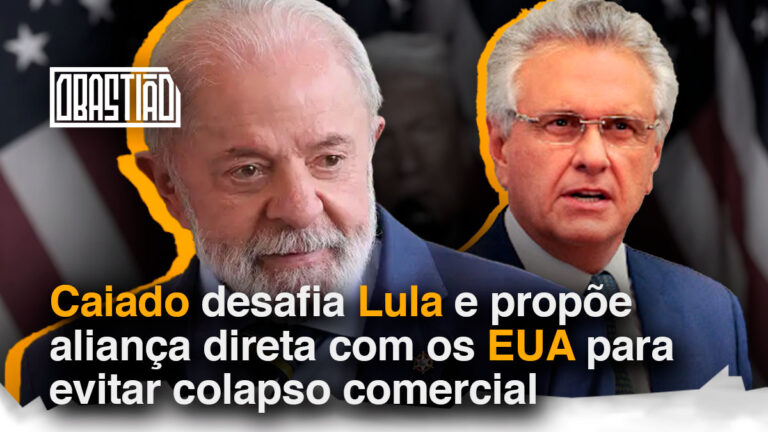 Caiado desafia Lula - Governador acusa presidente de repetir Chávez, se ajoelhar ao narcotráfico e isolar o Brasil em meio à guerra tarifária