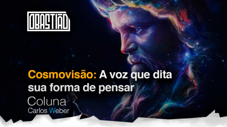 Pessoa contemplando o horizonte, representando a reflexão sobre cosmovisão e identidade.