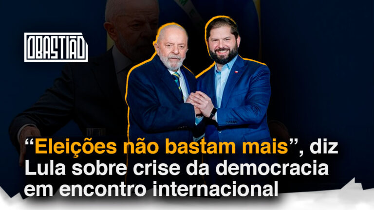 Lula discursa no Chile ao lado de líderes internacionais durante encontro sobre crise da democracia