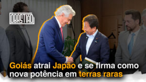 Governador de Goiás apresenta projetos de terras raras a investidores japoneses, destacando o potencial mineral do estado.