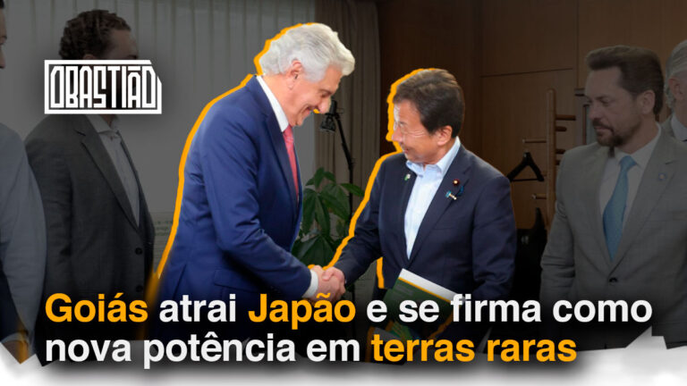 Governador de Goiás apresenta projetos de terras raras a investidores japoneses, destacando o potencial mineral do estado.