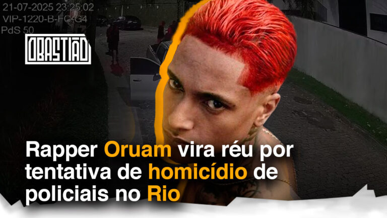 Rapper Oruam vira réu por tentativa de homicídio no Rio