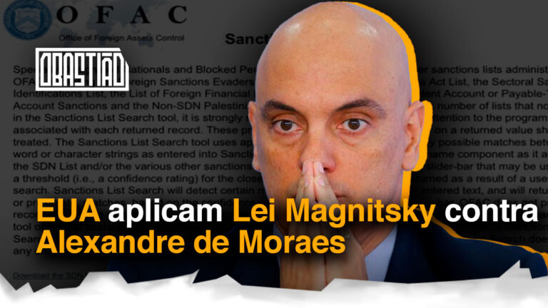 Lei Magnitsky contra Alexandre de Moraes - Ministro do STF em sessão do Supremo